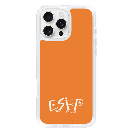 Slim Protection Case［ オリジナル - ESFP エンターテイナー - アルファベット - Orange ］