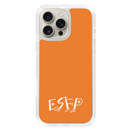 Slim Protection Case［ オリジナル - ESFP エンターテイナー - アルファベット - Orange ］