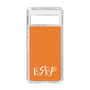 Slim Protection Case［ オリジナル - ESFP エンターテイナー - アルファベット - Orange ］