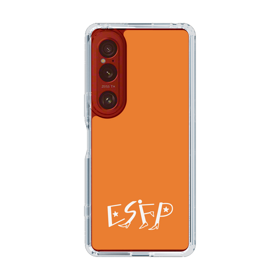 Slim Protection Case［ オリジナル - ESFP エンターテイナー - アルファベット - Orange ］