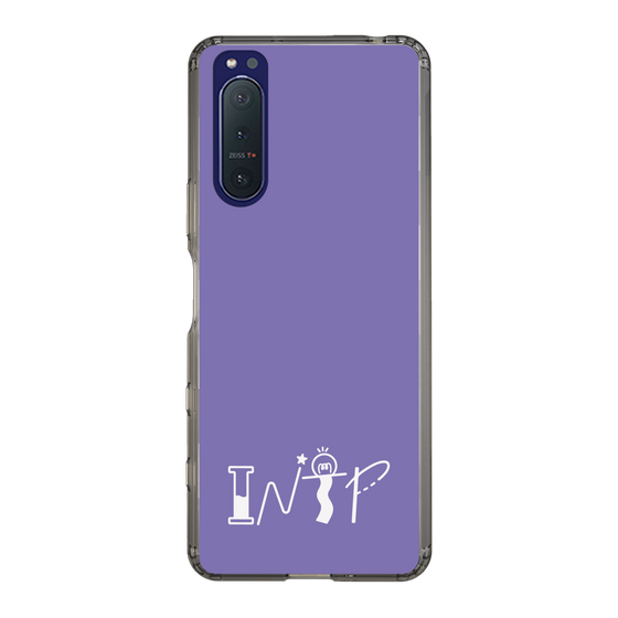 Slim Protection Case［ オリジナル - INTP 論理学者 - アルファベット - Purple ］