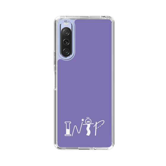 Slim Protection Case［ オリジナル - INTP 論理学者 - アルファベット - Purple ］