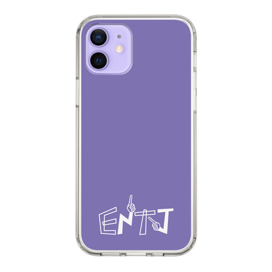 Slim Protection Case［ オリジナル - ENTJ 指揮官 - アルファベット - Purple ］