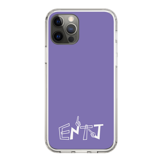 Slim Protection Case［ オリジナル - ENTJ 指揮官 - アルファベット - Purple ］
