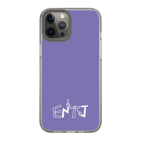Slim Protection Case［ オリジナル - ENTJ 指揮官 - アルファベット - Purple ］