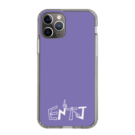 Slim Protection Case［ オリジナル - ENTJ 指揮官 - アルファベット - Purple ］