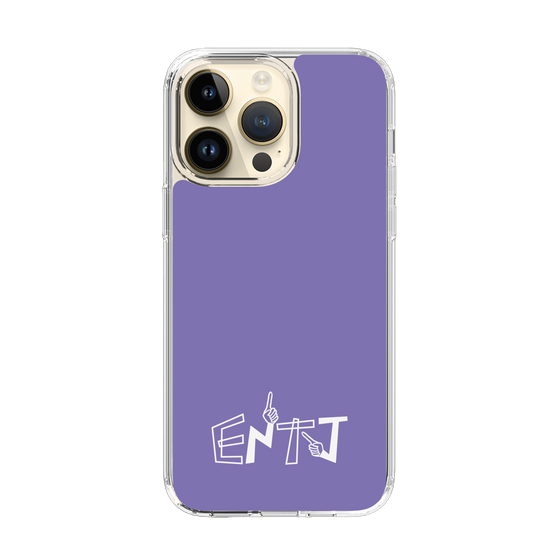 Slim Protection Case［ オリジナル - ENTJ 指揮官 - アルファベット - Purple ］