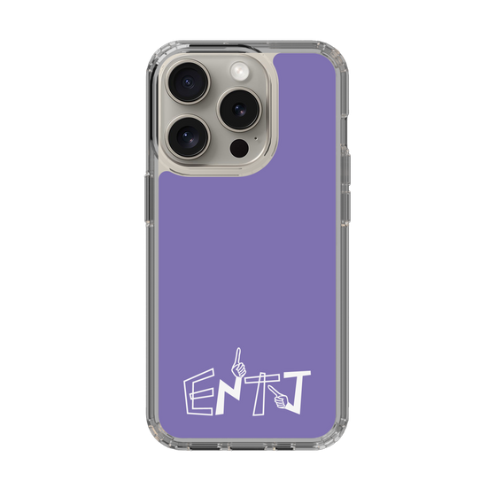Slim Protection Case［ オリジナル - ENTJ 指揮官 - アルファベット - Purple ］