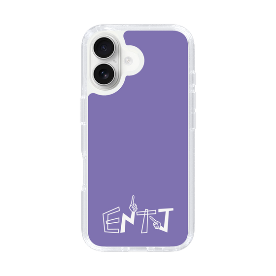 Slim Protection Case［ オリジナル - ENTJ 指揮官 - アルファベット - Purple ］