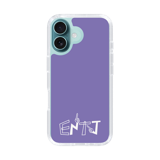 Slim Protection Case［ オリジナル - ENTJ 指揮官 - アルファベット - Purple ］