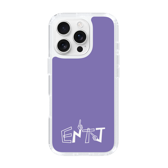 Slim Protection Case［ オリジナル - ENTJ 指揮官 - アルファベット - Purple ］