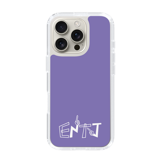 Slim Protection Case［ オリジナル - ENTJ 指揮官 - アルファベット - Purple ］