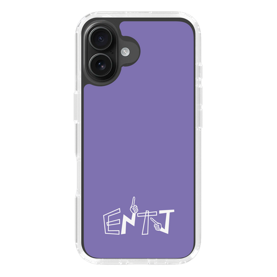 Slim Protection Case［ オリジナル - ENTJ 指揮官 - アルファベット - Purple ］