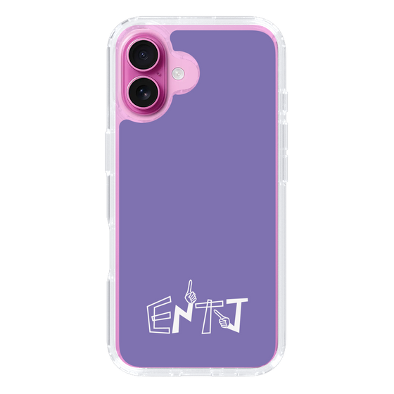 Slim Protection Case［ オリジナル - ENTJ 指揮官 - アルファベット - Purple ］