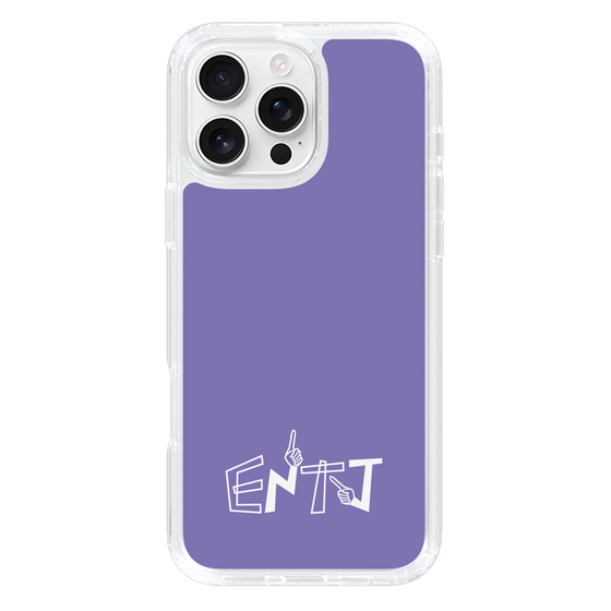 Slim Protection Case［ オリジナル - ENTJ 指揮官 - アルファベット - Purple ］