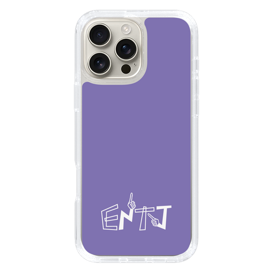 Slim Protection Case［ オリジナル - ENTJ 指揮官 - アルファベット - Purple ］
