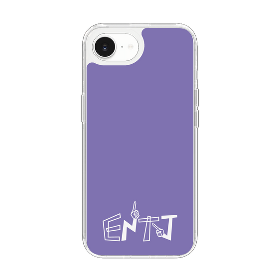 Slim Protection Case［ Original - ENTJ Commander - Alphabet - Purple ］