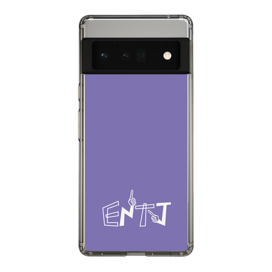 Slim Protection Case［ オリジナル - ENTJ 指揮官 - アルファベット - Purple ］