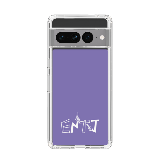 Slim Protection Case［ オリジナル - ENTJ 指揮官 - アルファベット - Purple ］