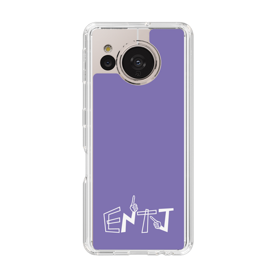 Slim Protection Case［ オリジナル - ENTJ 指揮官 - アルファベット - Purple ］