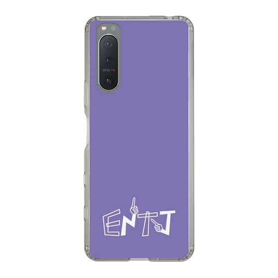 Slim Protection Case［ オリジナル - ENTJ 指揮官 - アルファベット - Purple ］