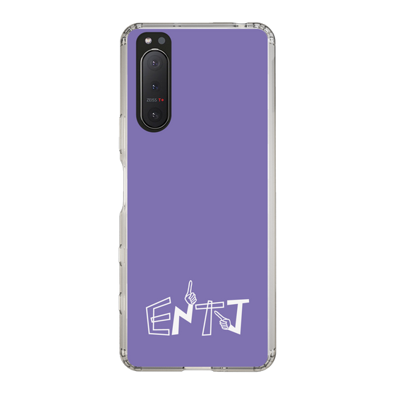 Slim Protection Case［ オリジナル - ENTJ 指揮官 - アルファベット - Purple ］