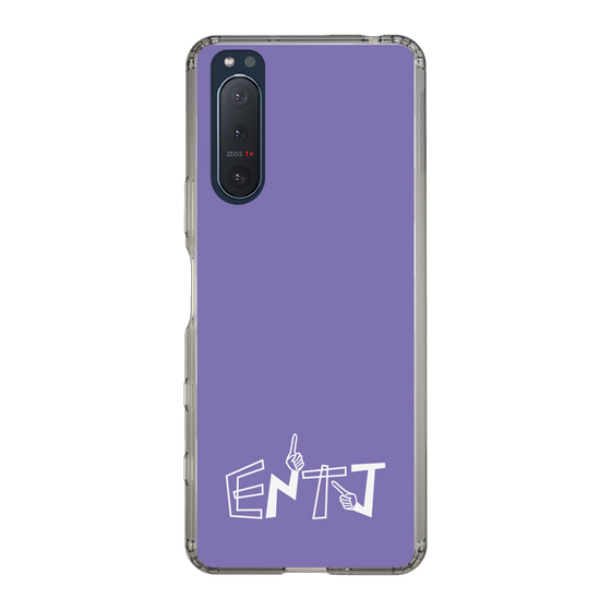 Slim Protection Case［ オリジナル - ENTJ 指揮官 - アルファベット - Purple ］