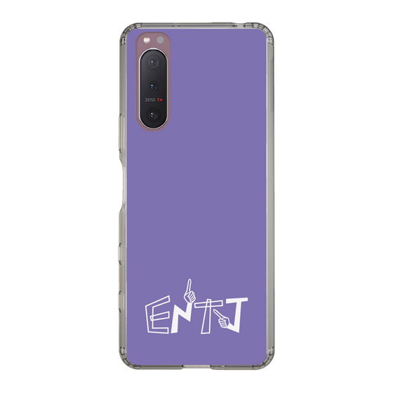 Slim Protection Case［ オリジナル - ENTJ 指揮官 - アルファベット - Purple ］
