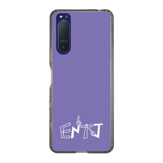 Slim Protection Case［ オリジナル - ENTJ 指揮官 - アルファベット - Purple ］