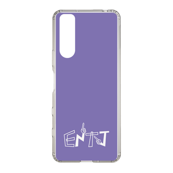 Slim Protection Case［ オリジナル - ENTJ 指揮官 - アルファベット - Purple ］