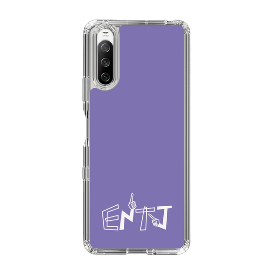 Slim Protection Case［ オリジナル - ENTJ 指揮官 - アルファベット - Purple ］