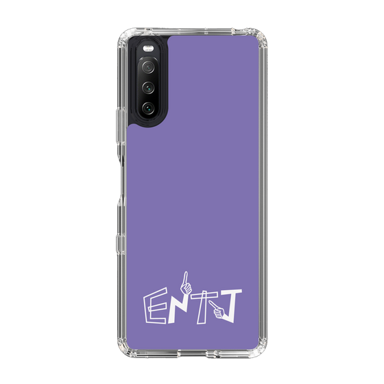 Slim Protection Case［ オリジナル - ENTJ 指揮官 - アルファベット - Purple ］