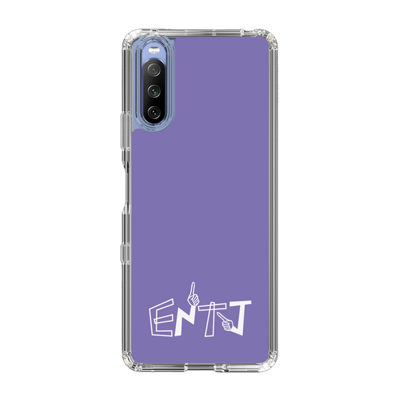Slim Protection Case［ オリジナル - ENTJ 指揮官 - アルファベット - Purple ］