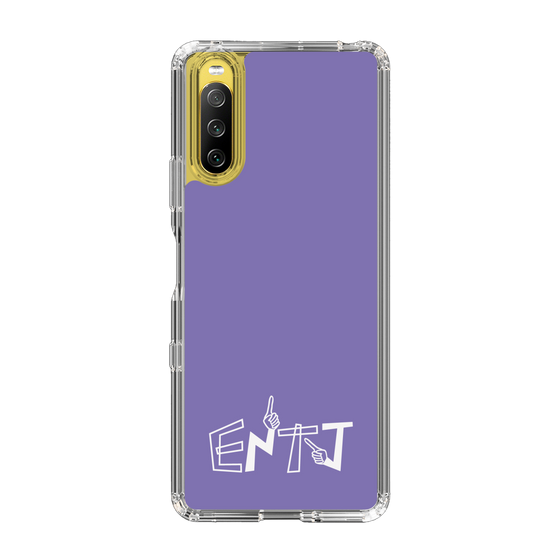 Slim Protection Case［ オリジナル - ENTJ 指揮官 - アルファベット - Purple ］