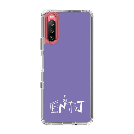 Slim Protection Case［ オリジナル - ENTJ 指揮官 - アルファベット - Purple ］