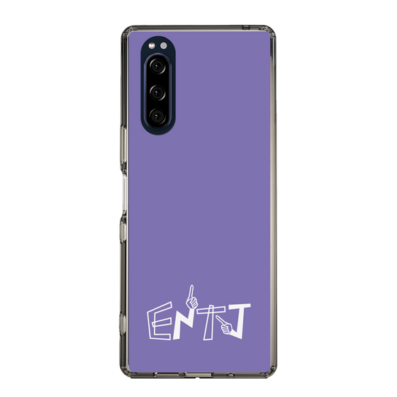 Slim Protection Case［ オリジナル - ENTJ 指揮官 - アルファベット - Purple ］