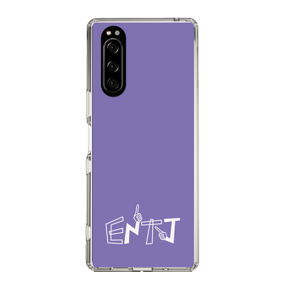 Slim Protection Case［ オリジナル - ENTJ 指揮官 - アルファベット - Purple ］