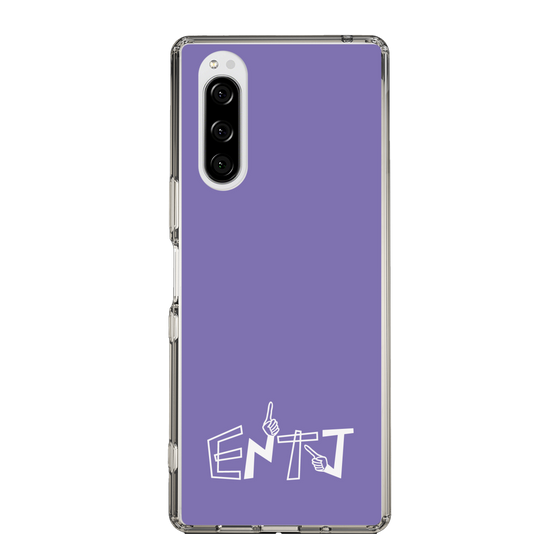 Slim Protection Case［ オリジナル - ENTJ 指揮官 - アルファベット - Purple ］