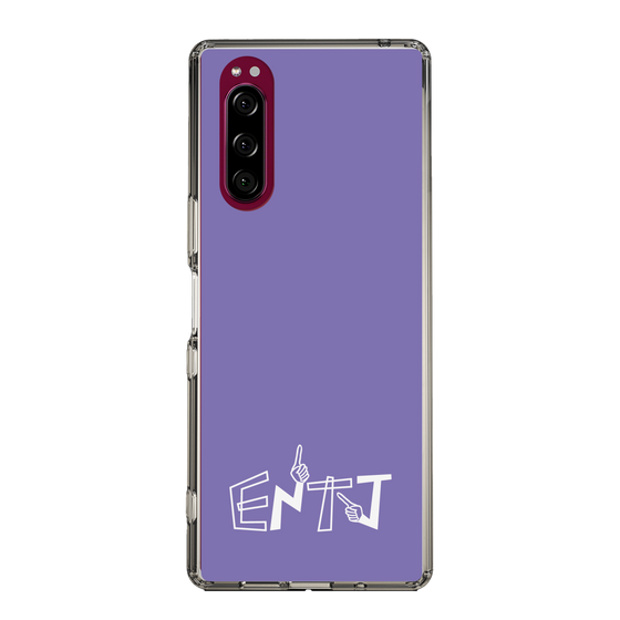Slim Protection Case［ オリジナル - ENTJ 指揮官 - アルファベット - Purple ］