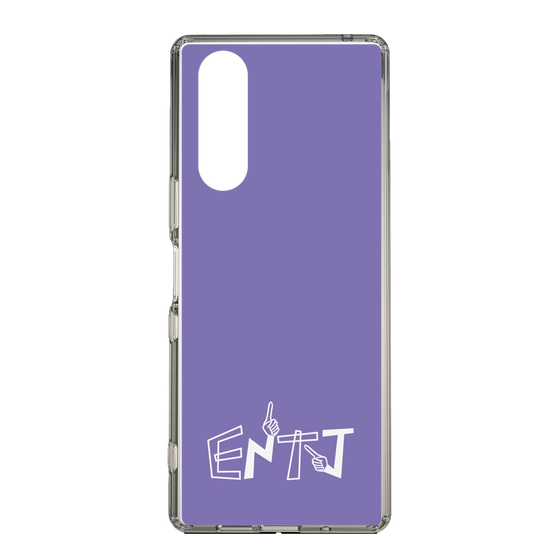 Slim Protection Case［ オリジナル - ENTJ 指揮官 - アルファベット - Purple ］