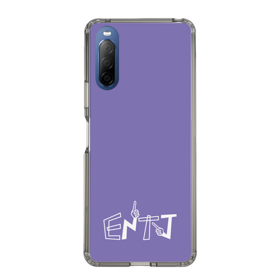Slim Protection Case［ オリジナル - ENTJ 指揮官 - アルファベット - Purple ］