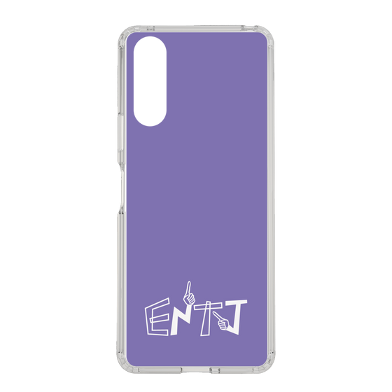 Slim Protection Case［ オリジナル - ENTJ 指揮官 - アルファベット - Purple ］