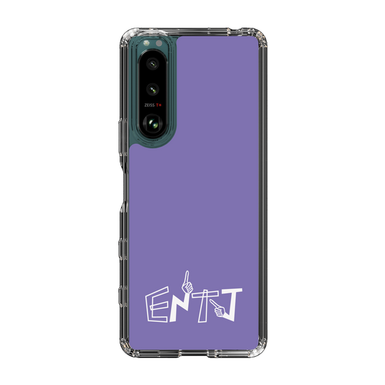 Slim Protection Case［ オリジナル - ENTJ 指揮官 - アルファベット - Purple ］
