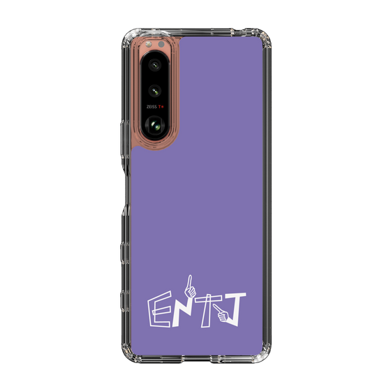 Slim Protection Case［ オリジナル - ENTJ 指揮官 - アルファベット - Purple ］