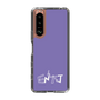 Slim Protection Case［ オリジナル - ENTJ 指揮官 - アルファベット - Purple ］