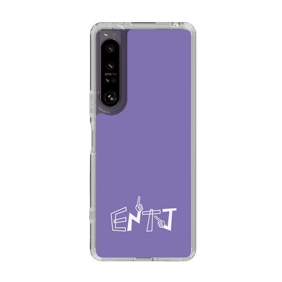 Slim Protection Case［ オリジナル - ENTJ 指揮官 - アルファベット - Purple ］