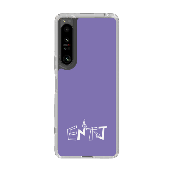 Slim Protection Case［ オリジナル - ENTJ 指揮官 - アルファベット - Purple ］