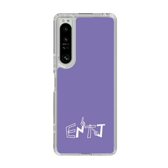 Slim Protection Case［ オリジナル - ENTJ 指揮官 - アルファベット - Purple ］