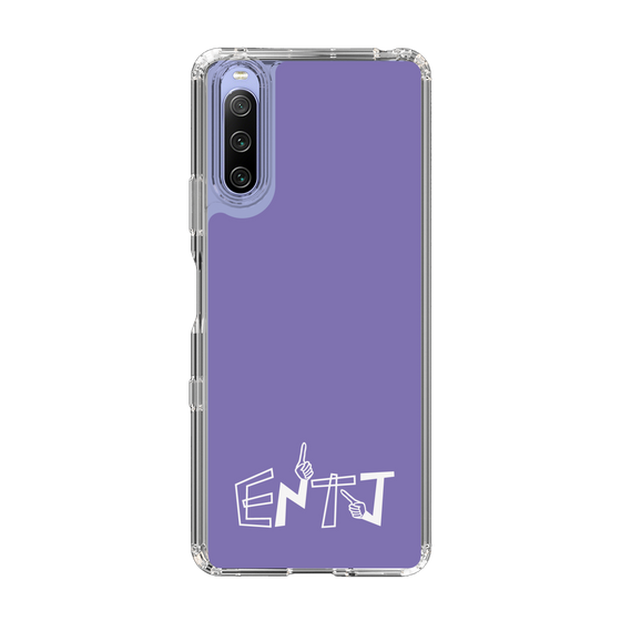 Slim Protection Case［ オリジナル - ENTJ 指揮官 - アルファベット - Purple ］