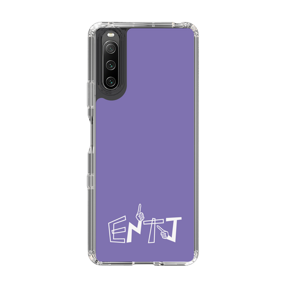 Slim Protection Case［ オリジナル - ENTJ 指揮官 - アルファベット - Purple ］